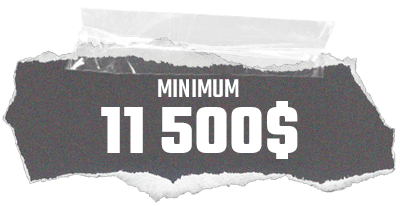 Jusqu'à 11 500$